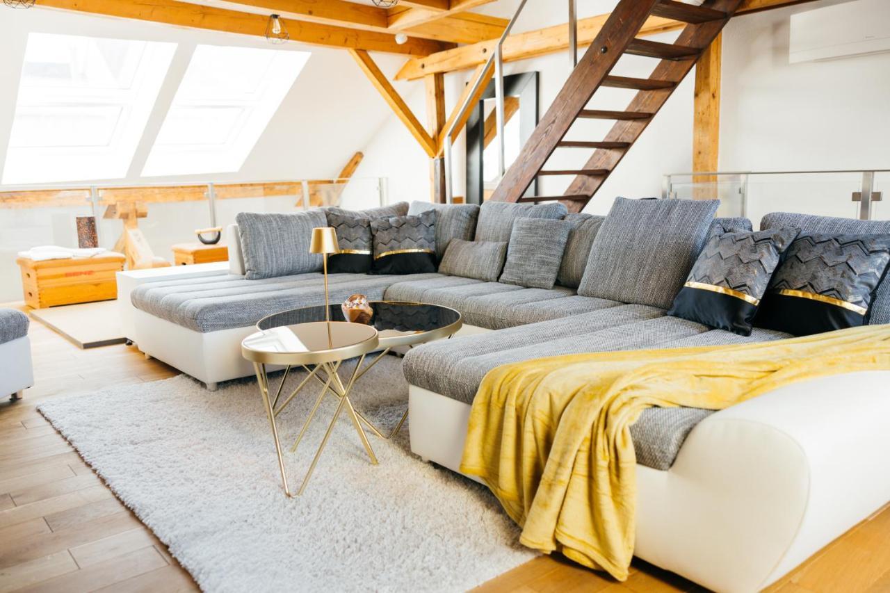 Heimatel - Luxury Penthouse Loft Lejlighed Ravensburg Eksteriør billede