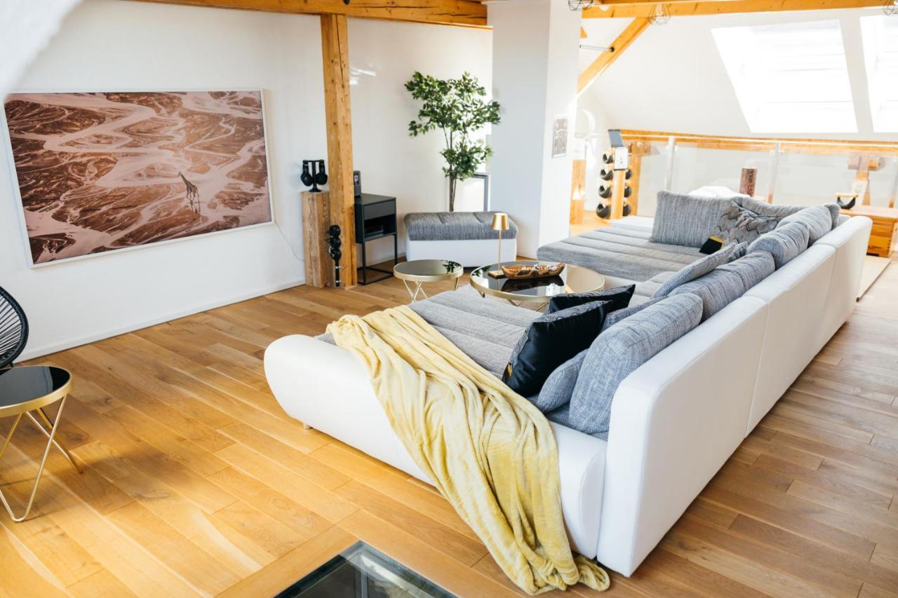 Heimatel - Luxury Penthouse Loft Lejlighed Ravensburg Eksteriør billede