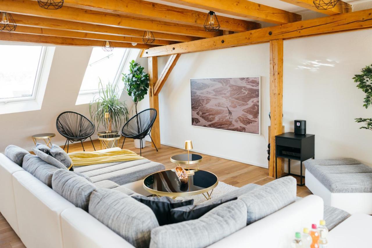 Heimatel - Luxury Penthouse Loft Lejlighed Ravensburg Eksteriør billede
